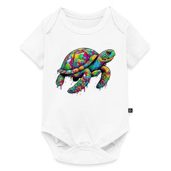 Turtle - Baby Premium short-sleeve bodysuit - white - Front