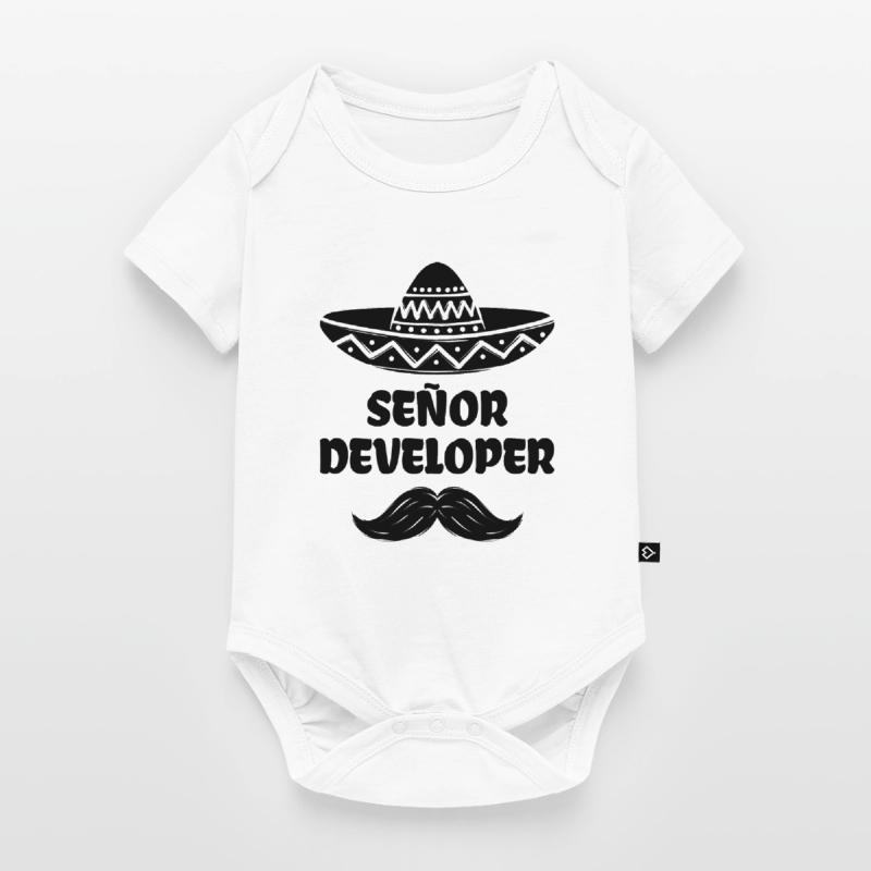 Déclaration du développeur Scripting Dev Computergeek Body à manches courtes Premium Bébé