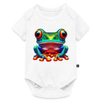 Frog - Baby Premium short-sleeve bodysuit - white - Front