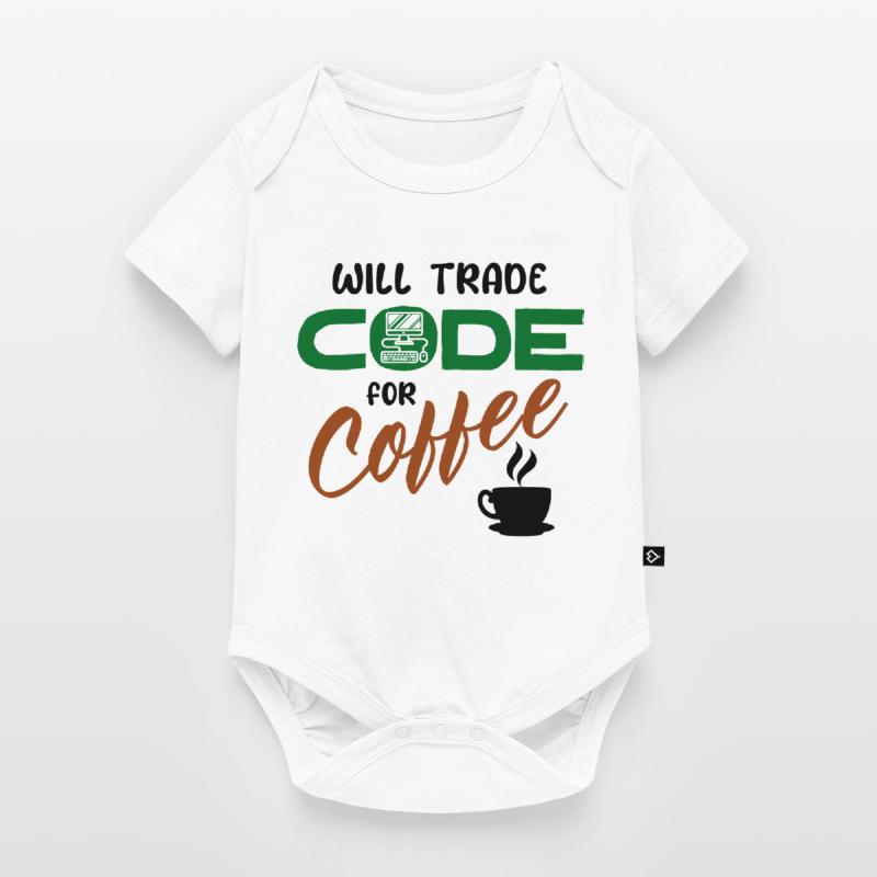 Code Statement Developer Computerfreak Informatik Baby Premium short-sleeve bodysuit