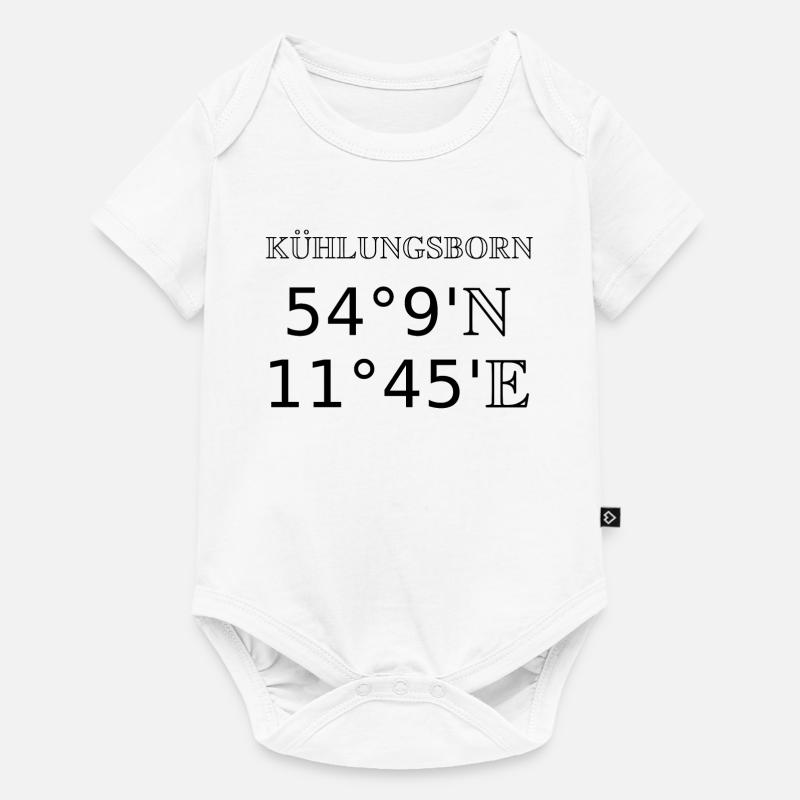 Kühlungsborn - Body à manches courtes Premium Bébé - blanc