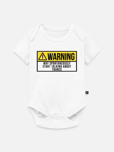 Trance Trance Trance - Baby Premium Kurzarmbody - Weiß