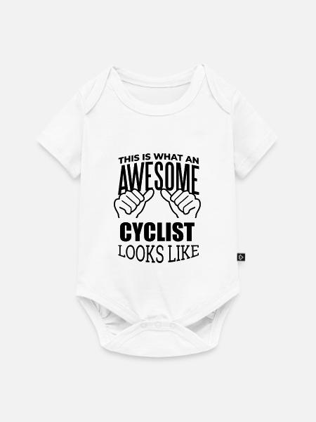 Radfahrer Radfahrer Radfahrer - Baby Premium Kurzarmbody - Weiß