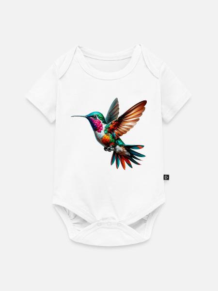 Kolibri - Baby Premium Kurzarmbody - Weiß