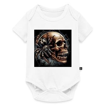 Skull and Spider - Baby Premium short-sleeve bodysuit - white - Front