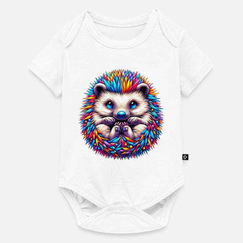 Hérisson - Body à manches courtes Premium Bébé - blanc