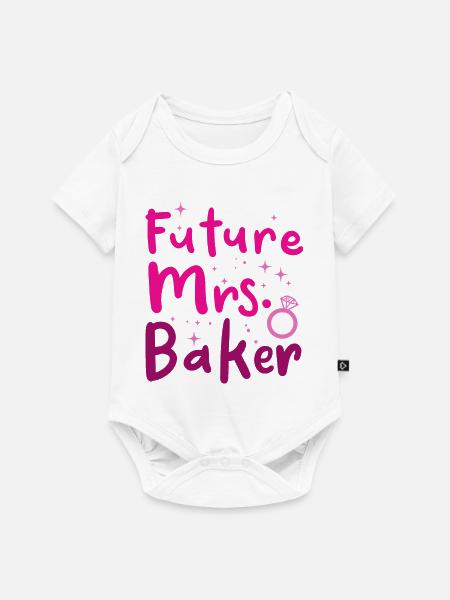 Frau Bäckerin - Baby Premium Kurzarmbody - Weiß