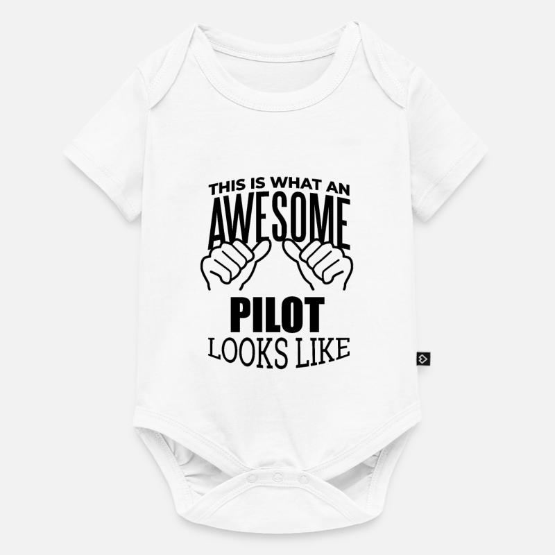 pilote - Body à manches courtes Premium Bébé - blanc