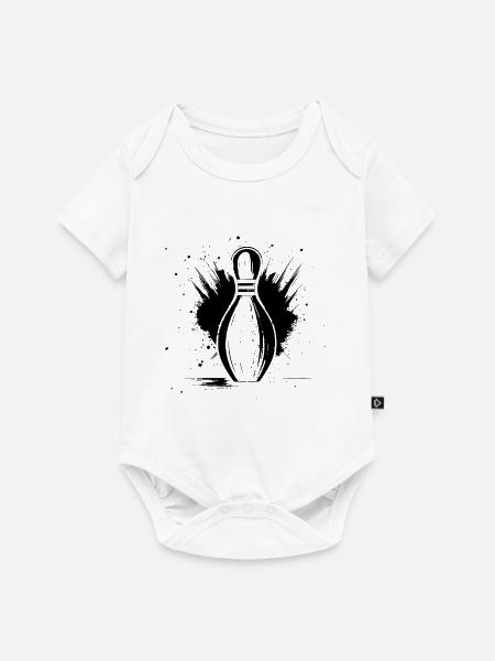 Bowling Pin - Baby Premium Kurzarmbody - Weiß