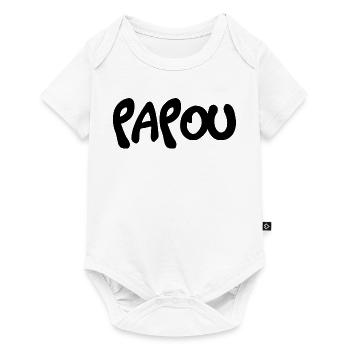 PAPUAN. DAD. FATHER'S DAY. HAPPY FATHER'S DAY - Baby Premium short-sleeve bodysuit - white - Front
