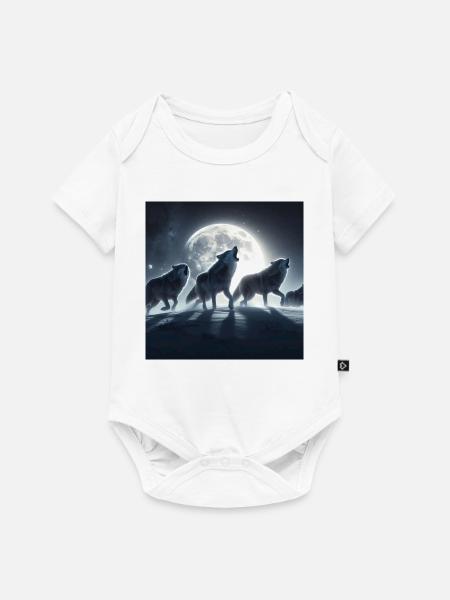 Das Heulen der Wölfe - Baby Premium Kurzarmbody - Weiß