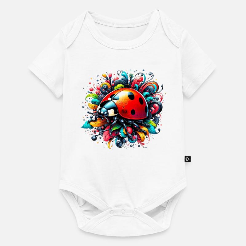 Coccinelle - Body à manches courtes Premium Bébé - blanc