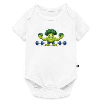 Halophiles de brocoli - Body à manches courtes Premium Bébé - blanc - Devant