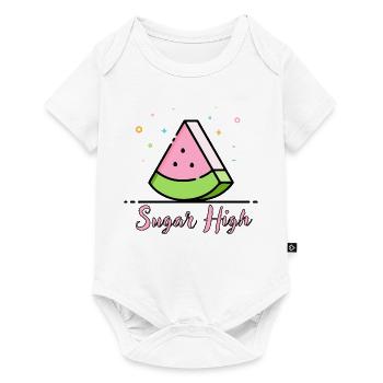 Euphorie du sucre de pastèque - Body à manches courtes Premium Bébé - blanc - Devant