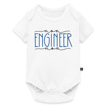 Engineer Proud Mom Cute Gift - Baby Premium short-sleeve bodysuit - white - Front
