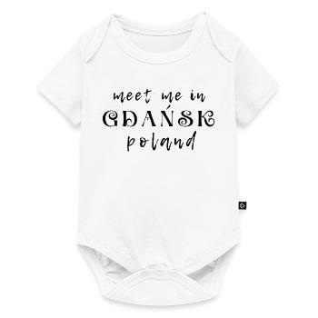 Meet Me in Gdańsk Poland - Baby Premium short-sleeve bodysuit - white - Front