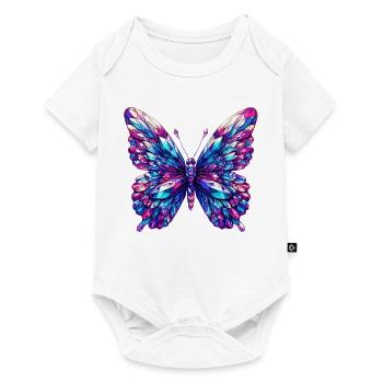 Crystal Butterfly - Baby Premium short-sleeve bodysuit - white - Front