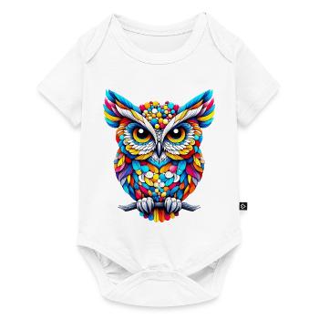 Owl - Baby Premium short-sleeve bodysuit - white - Front