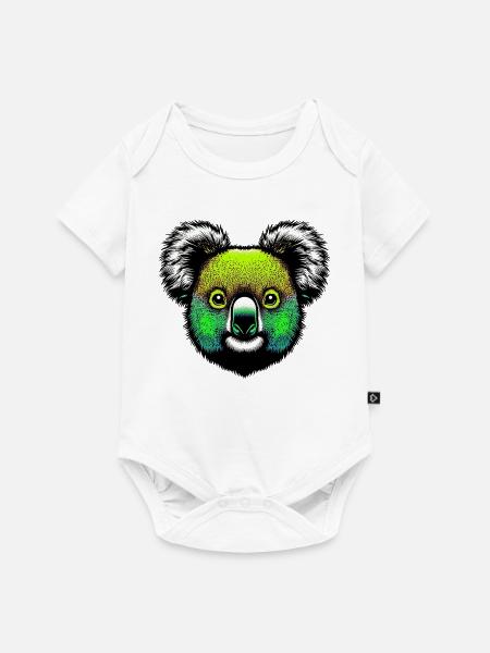 Koala - Baby Premium Kurzarmbody - Weiß