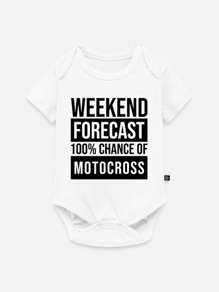Motocross Motocross Motocross - Baby Premium Kurzarmbody - Weiß