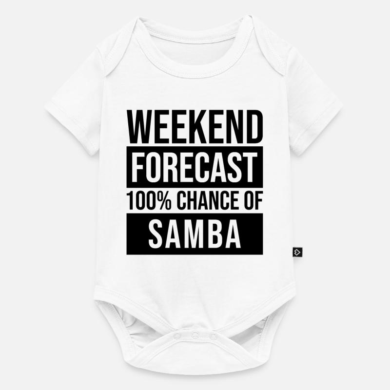 Samba - Body à manches courtes Premium Bébé - blanc