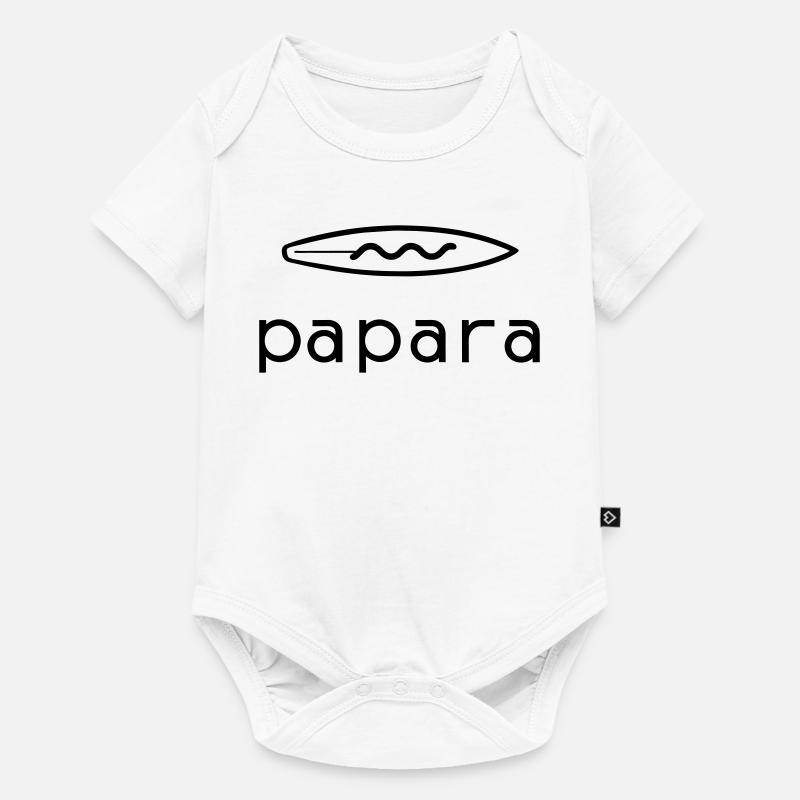 Papara Tahiti Surf Spot - Body à manches courtes Premium Bébé - blanc