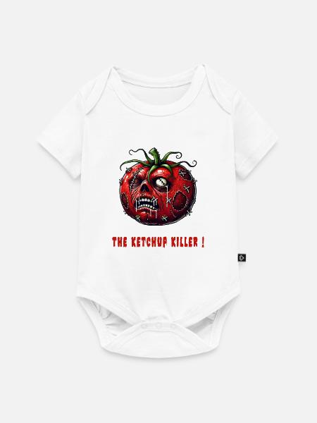 The Ketchup Killer - Baby Premium Kurzarmbody - Weiß
