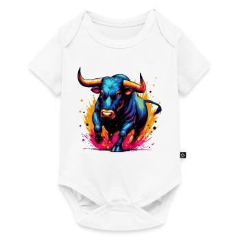 Taureau - Body à manches courtes Premium Bébé - blanc - Devant