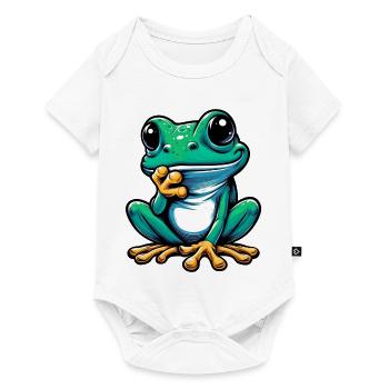 Frog - Baby Premium short-sleeve bodysuit - white - Front