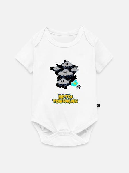 Provenzalisches Wetter - Baby Premium Kurzarmbody - Weiß