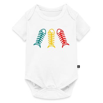 SARDINE. FISH. APRIL FOOLS. EASTER. SEA - Baby Premium short-sleeve bodysuit - white - Front