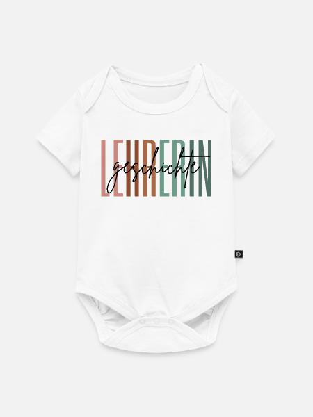 Lehrerin Geschichte Geschichtslehrerin Geschenk - Baby Premium Kurzarmbody - Weiß