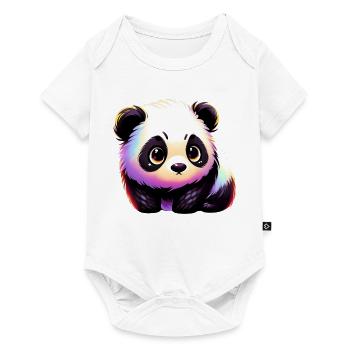 Panda - Body à manches courtes Premium Bébé - blanc - Devant