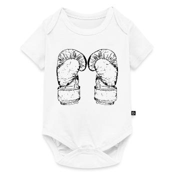 Gants de kickboxing Sketch - Body à manches courtes Premium Bébé - blanc - Devant