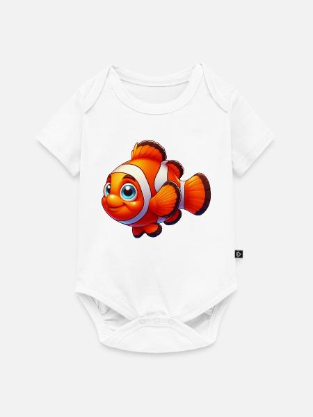 Clownfische - Baby Premium Kurzarmbody - Weiß