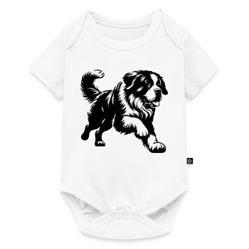 Saint-bernard - Body à manches courtes Premium Bébé - blanc - Devant