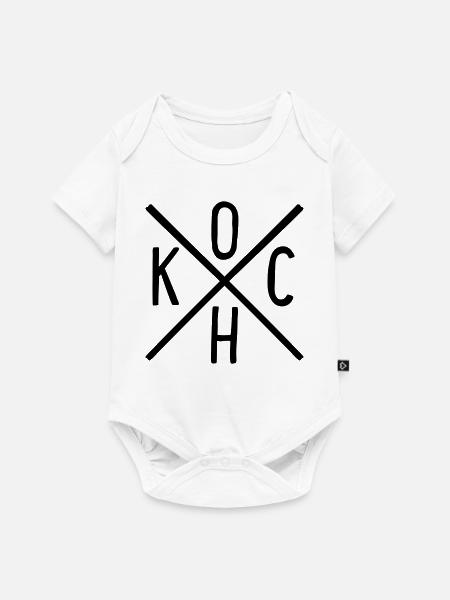 Koch - Baby Premium Kurzarmbody - Weiß
