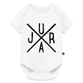 Jura - Baby Premium Kurzarmbody - Weiß - Vorne