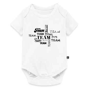 Team - Baby Premium Kurzarmbody - Weiß - Vorne
