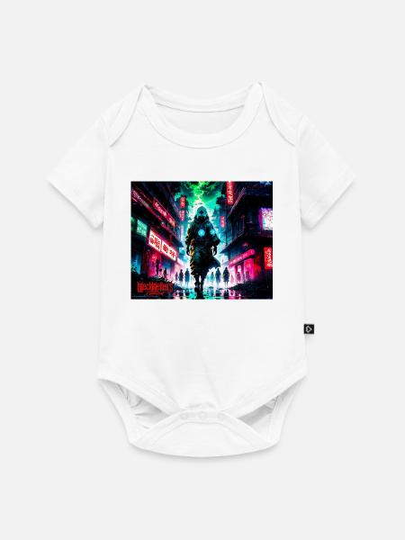 city apocalyptic - Baby Premium Kurzarmbody - Weiß
