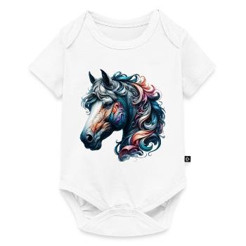 Cheval - Body à manches courtes Premium Bébé - blanc - Devant