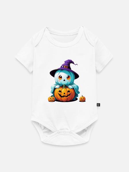 Hexen-Gespenst - Baby Premium Kurzarmbody - Weiß