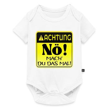 VERANTWORTUNG - Baby Premium Kurzarmbody - Weiß - Vorne