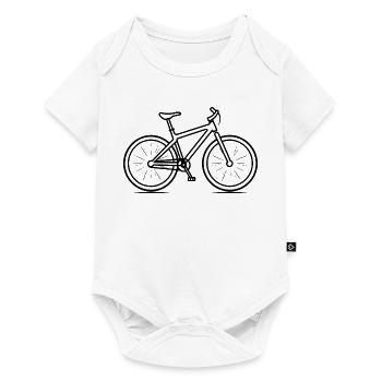 Mountain bike - Baby Premium short-sleeve bodysuit - white - Front