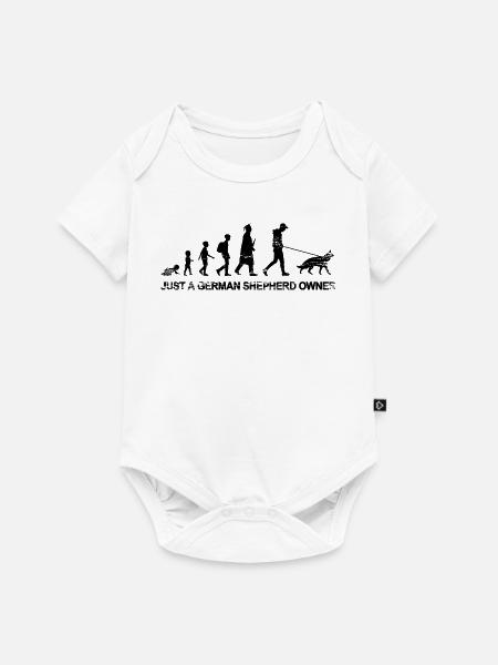 Nur ein Schäferhund Besitzer - Baby Premium Kurzarmbody - Weiß