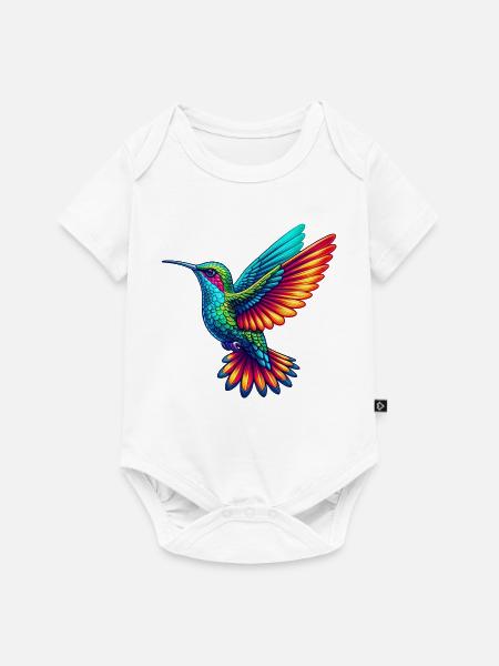 Kolibri - Baby Premium Kurzarmbody - Weiß