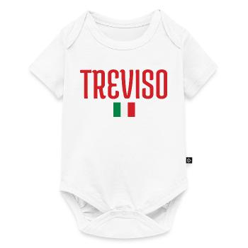 Treviso-Italy Flag - Baby Premium short-sleeve bodysuit - white - Front