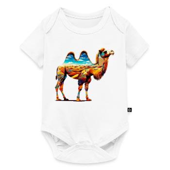 Chameau - Body à manches courtes Premium Bébé - blanc - Devant