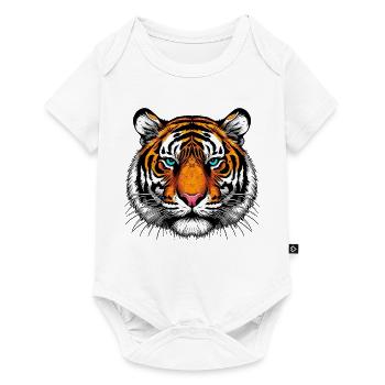Tiger - Baby Premium short-sleeve bodysuit - white - Front