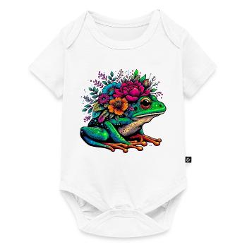 Frog - Baby Premium short-sleeve bodysuit - white - Front
